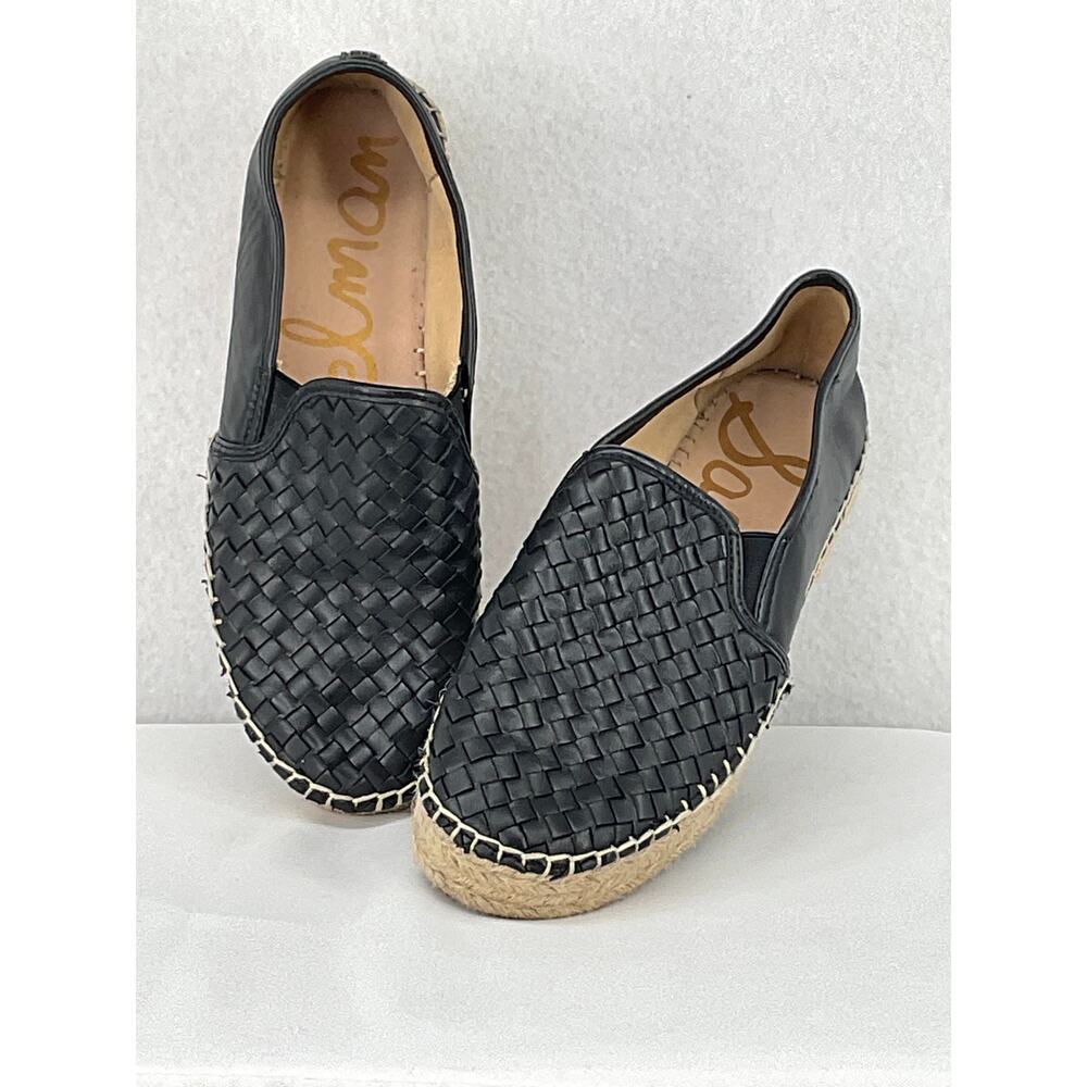 Sam Edelman Catherine Espadrille Black Slip On 8M